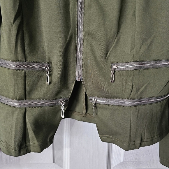 Zeagoo Zippered Front Cropped Blazer Jacket - Size XL - Picture 10 of 15